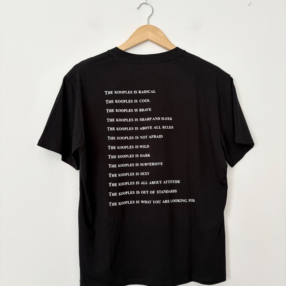 The kooples black T shirt - Picture 4 of 6